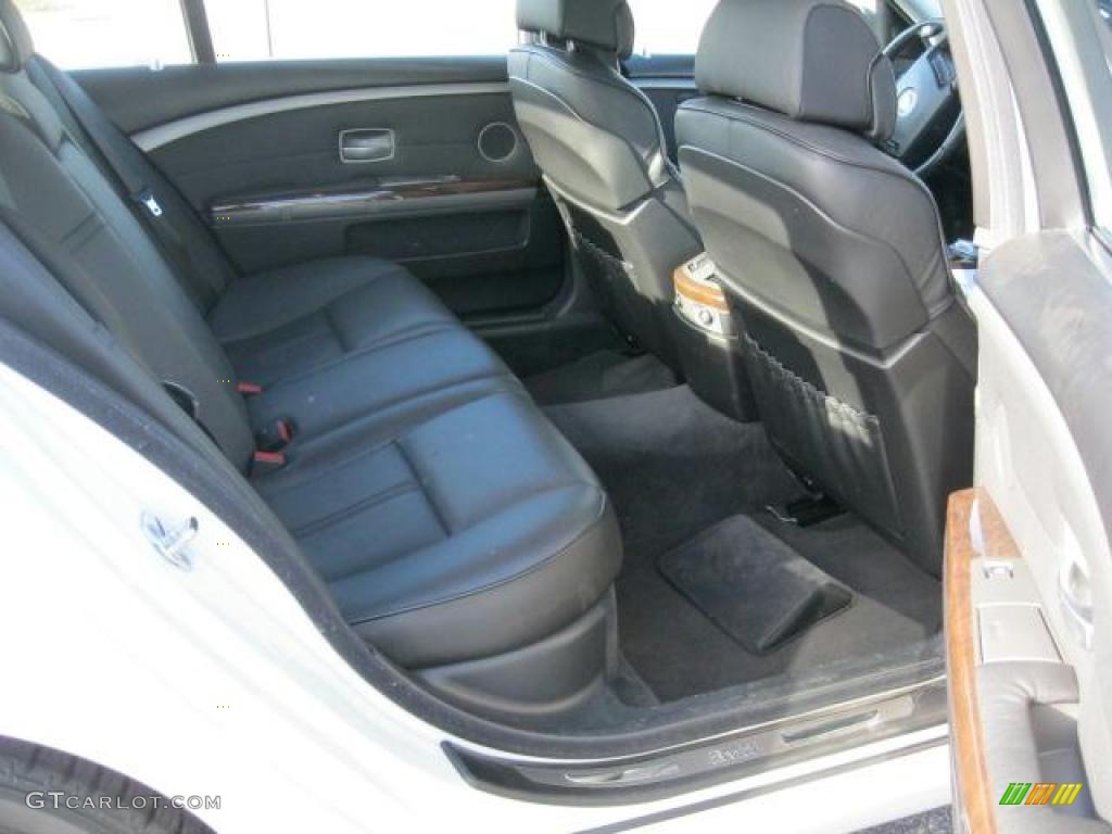 Black/Black Interior 2005 BMW 7 Series 745Li Sedan Photo #41493971