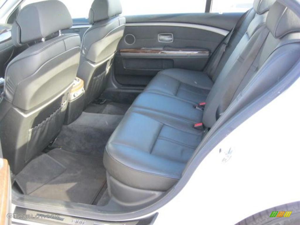Black/Black Interior 2005 BMW 7 Series 745Li Sedan Photo #41493987