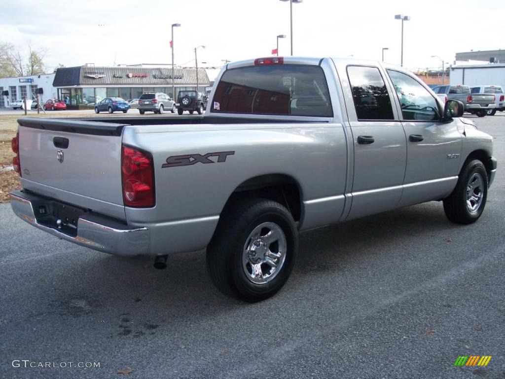 Bright Silver Metallic 2008 Dodge Ram 1500 SXT Quad Cab Exterior Photo #41494407