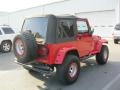 Flame Red 2006 Jeep Wrangler X 4x4 Exterior