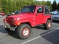 Flame Red 2006 Jeep Wrangler X 4x4 Exterior