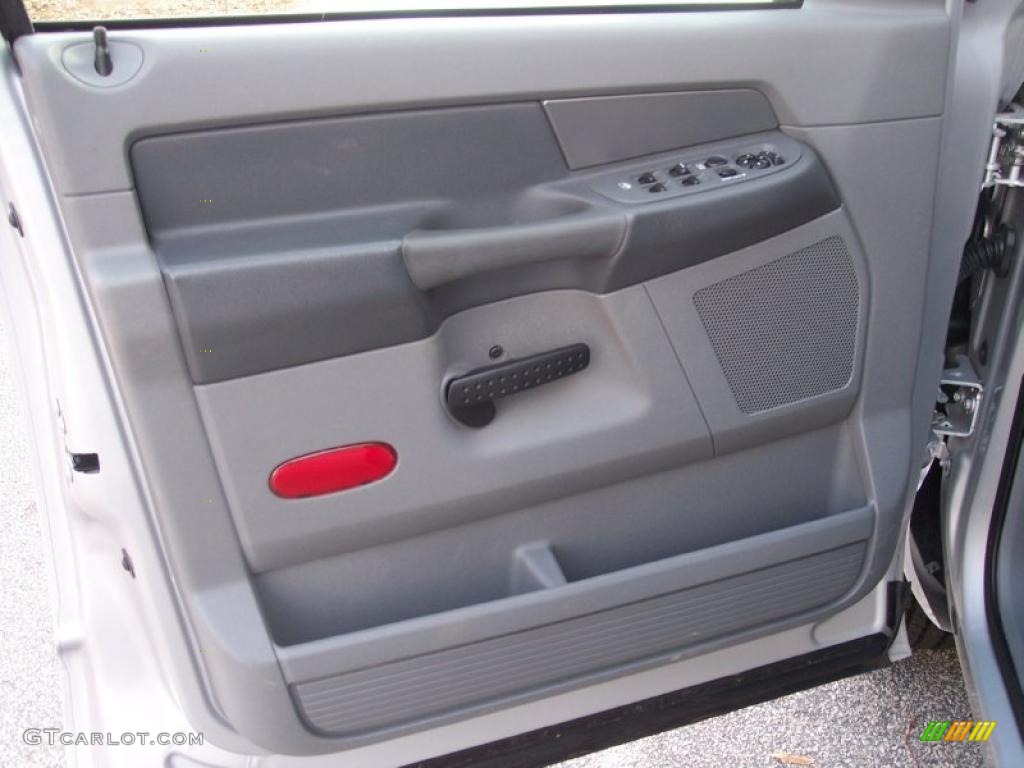 2008 Ram 1500 SXT Quad Cab - Bright Silver Metallic / Medium Slate Gray photo #19