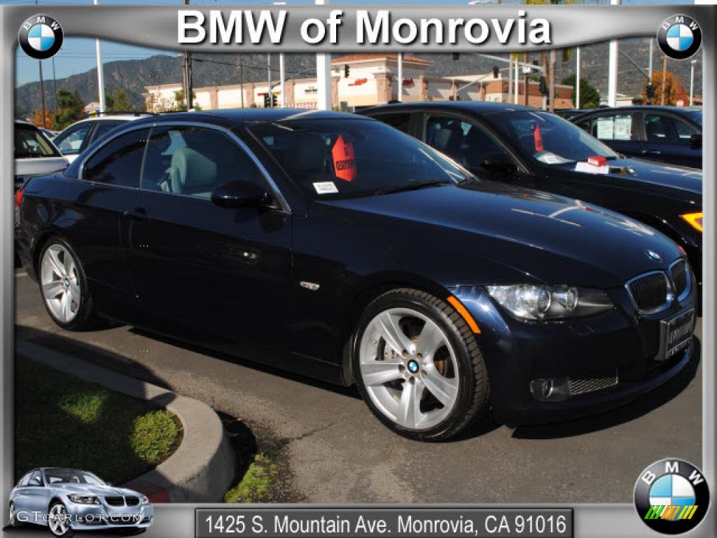 2008 3 Series 335i Convertible - Monaco Blue Metallic / Gray photo #1