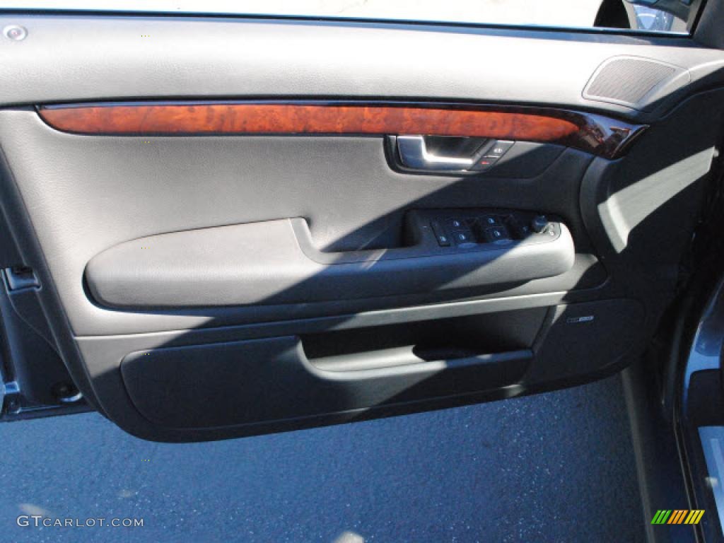 2006 A4 2.0T quattro Avant - Dolphin Gray Metallic / Ebony photo #16