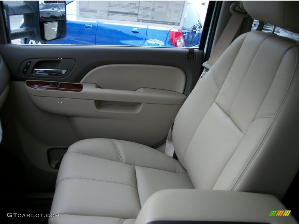 Dark Cashmere/Light Cashmere Interior 2011 Chevrolet Silverado 3500HD LTZ Crew Cab 4x4 Dually Photo #41497162