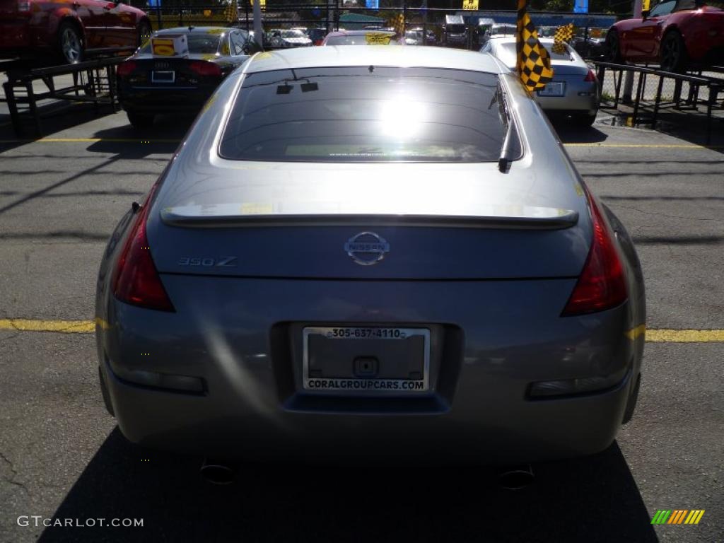 2003 350Z Touring Coupe - Silverstone Metallic / Charcoal photo #5