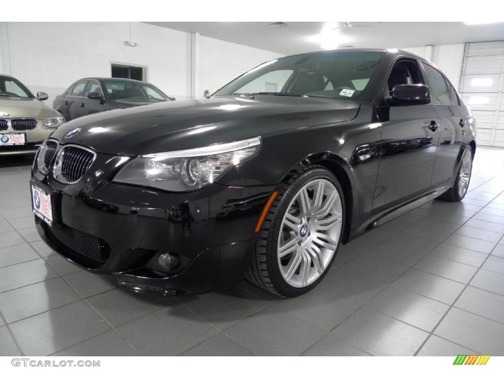 Jet Black 2008 BMW 5 Series 550i Sedan Exterior Photo #41499078