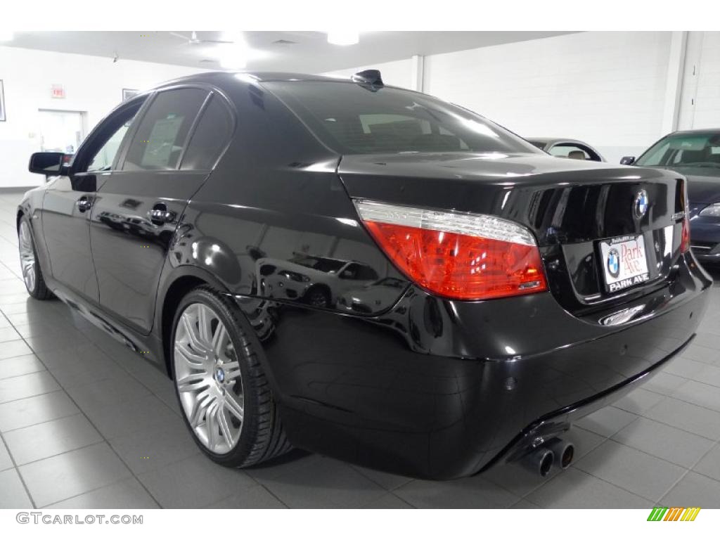 Jet Black 2008 BMW 5 Series 550i Sedan Exterior Photo #41499094