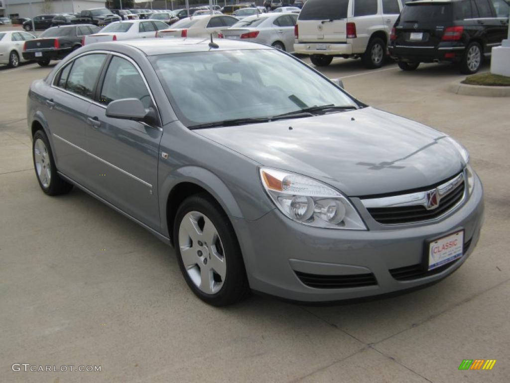 2007 Aura XE - Ocean Mist Metallic / Gray photo #7