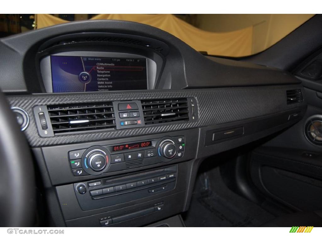 2009 BMW M3 Coupe Black Novillo Leather Dashboard Photo #41499911