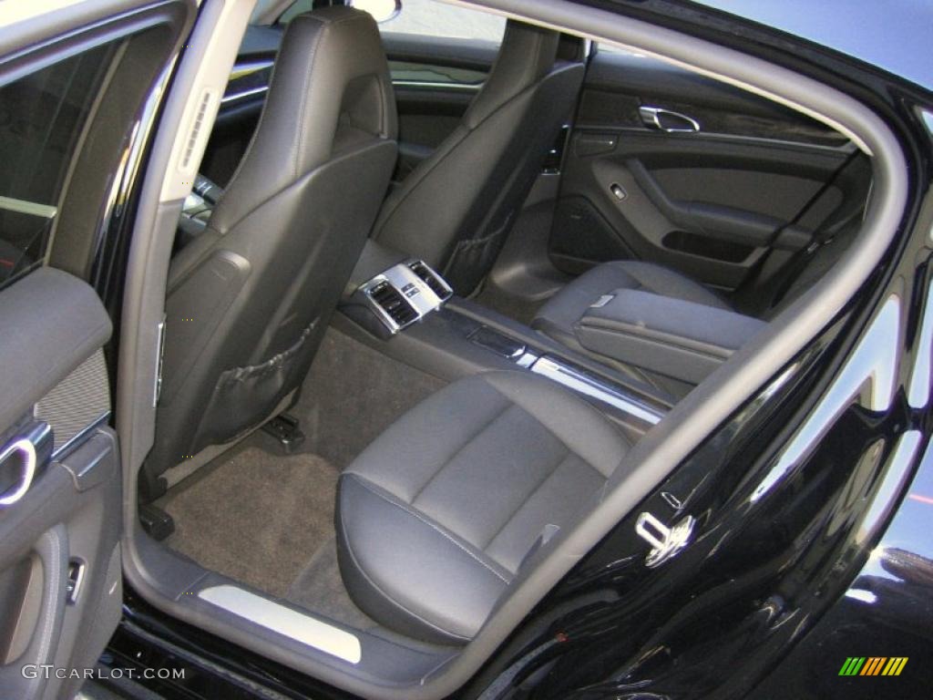 Black Interior 2010 Porsche Panamera S Photo #41500478
