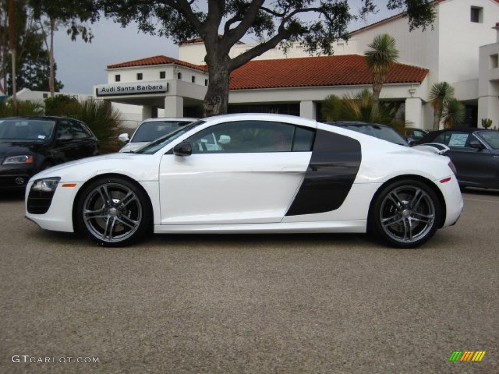 Ibis White 2011 Audi R8 5.2 FSI quattro Exterior Photo #41500494