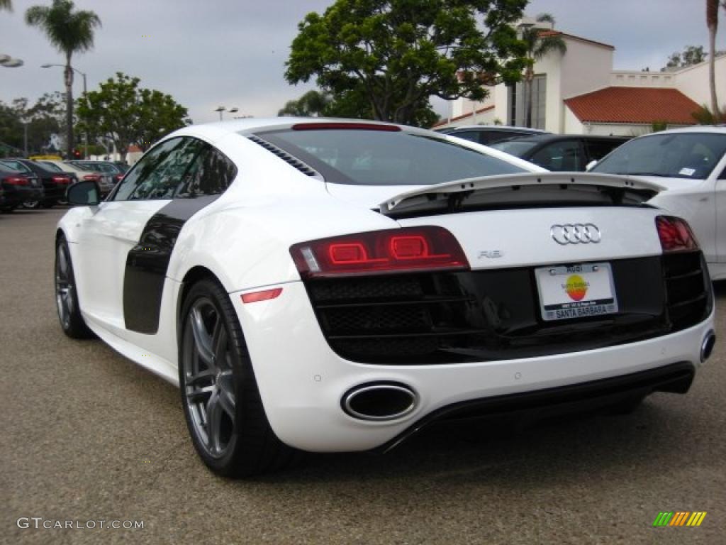 Ibis White 2011 Audi R8 5.2 FSI quattro Exterior Photo #41500506