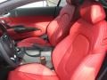 Red Nappa Leather 2011 Audi R8 5.2 FSI quattro Interior Color