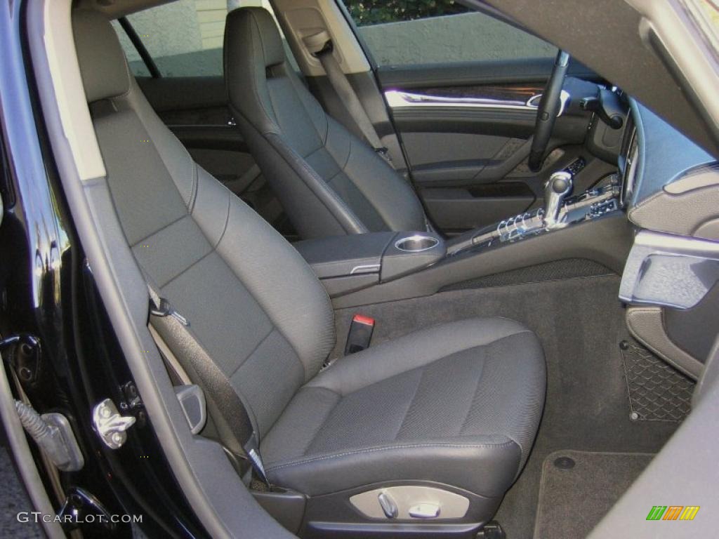Black Interior 2010 Porsche Panamera S Photo #41500550