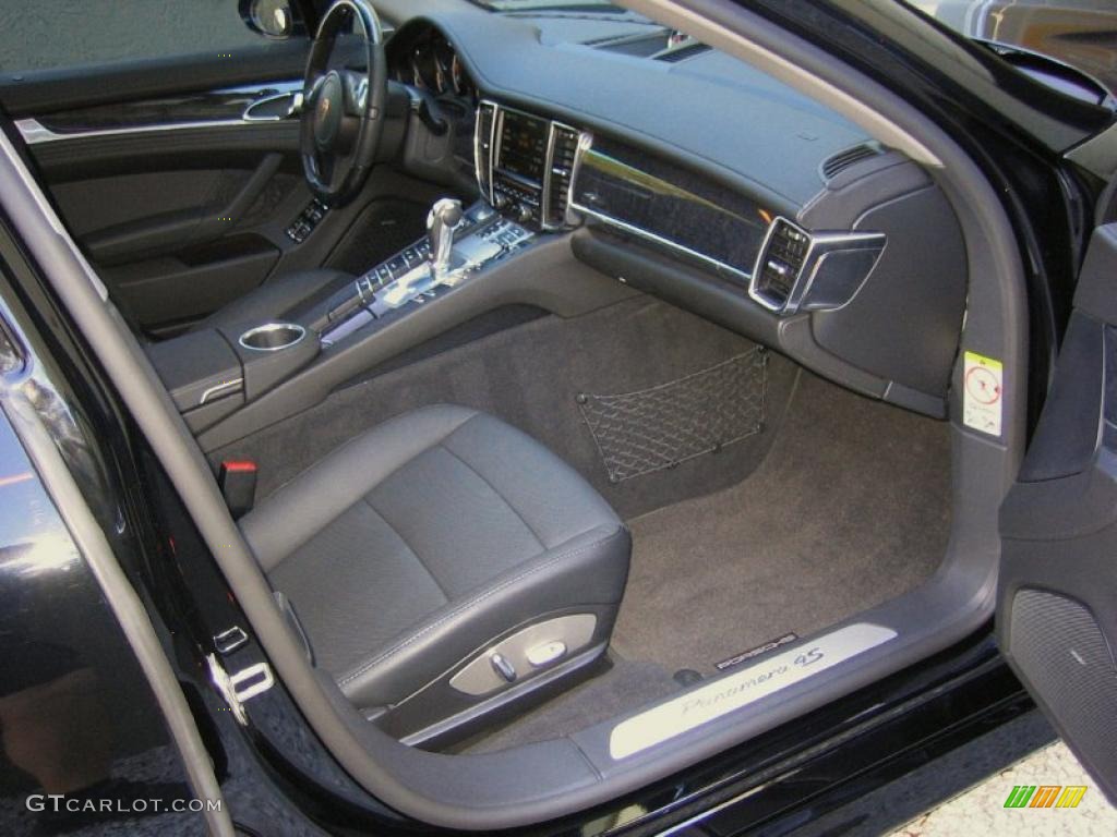2010 Porsche Panamera S Black Dashboard Photo #41500562