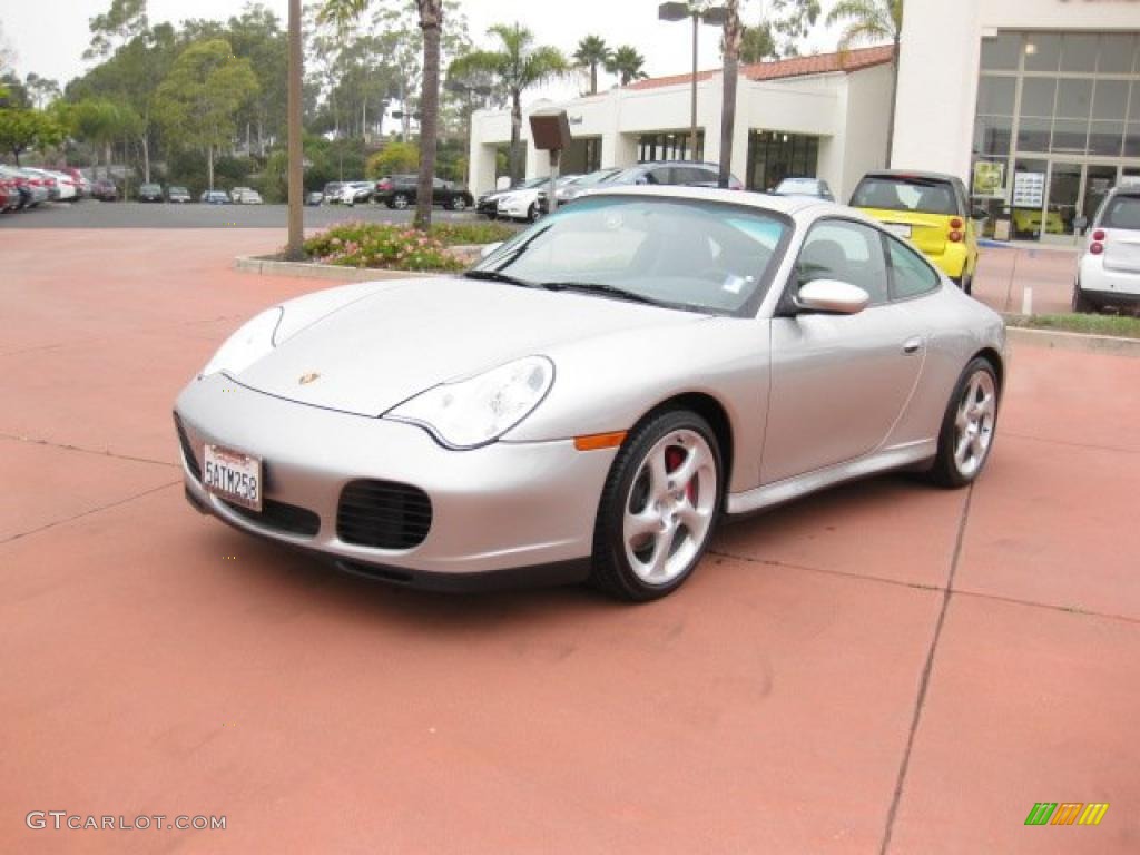 2003 911 Carrera 4S Coupe - Arctic Silver Metallic / Black Full Leather photo #1