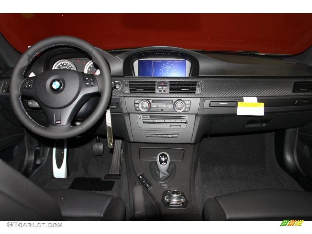 Black Novillo Leather Interior 2011 BMW M3 Sedan Photo #41501182