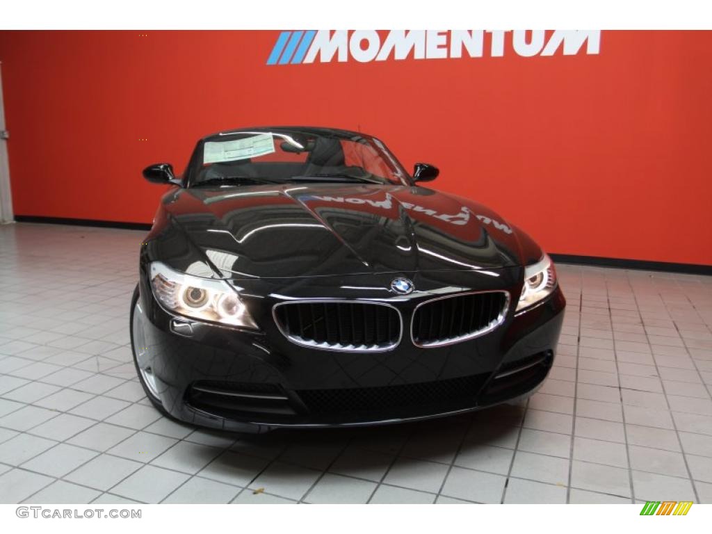 2011 Z4 sDrive30i Roadster - Jet Black / Black photo #2