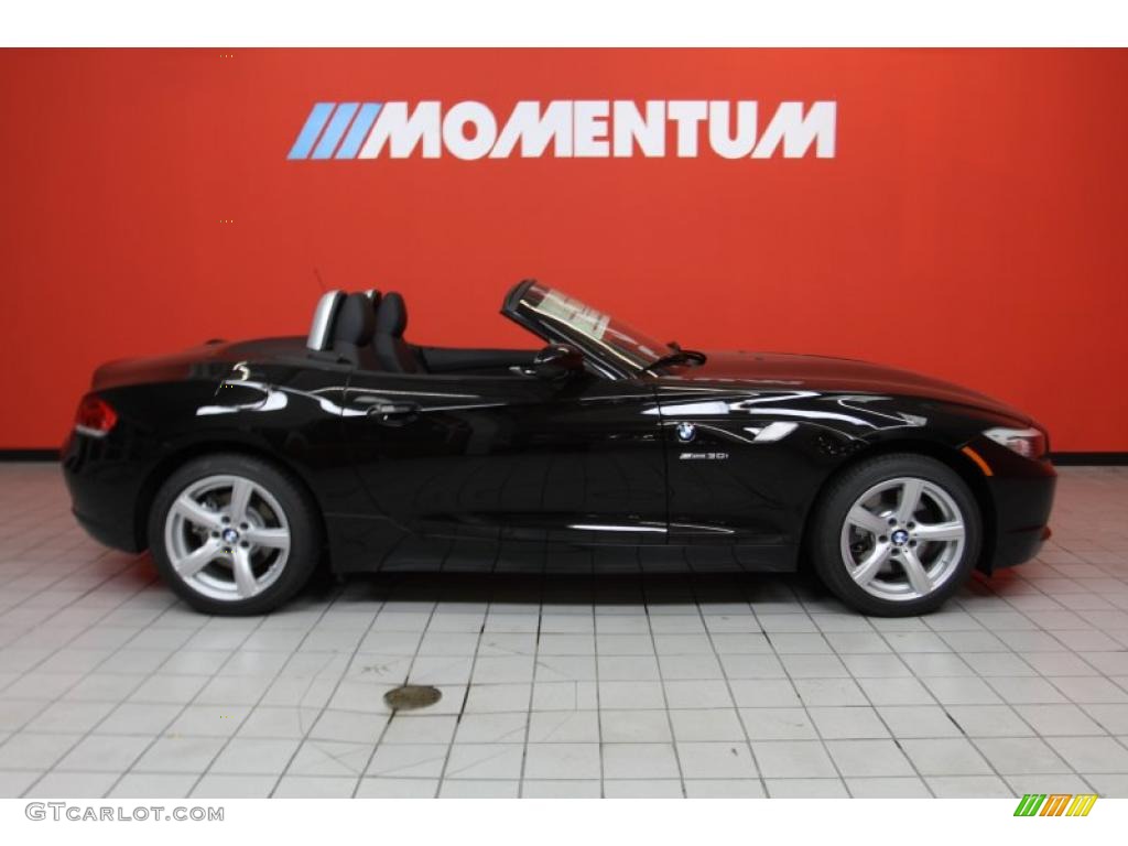 2011 Z4 sDrive30i Roadster - Jet Black / Black photo #4