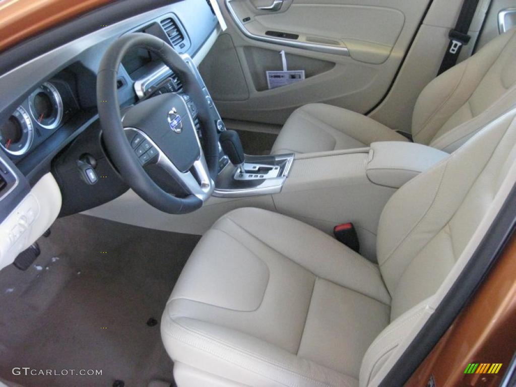 Soft Beige/Off Black Interior 2011 Volvo S60 T6 AWD Photo #41501958