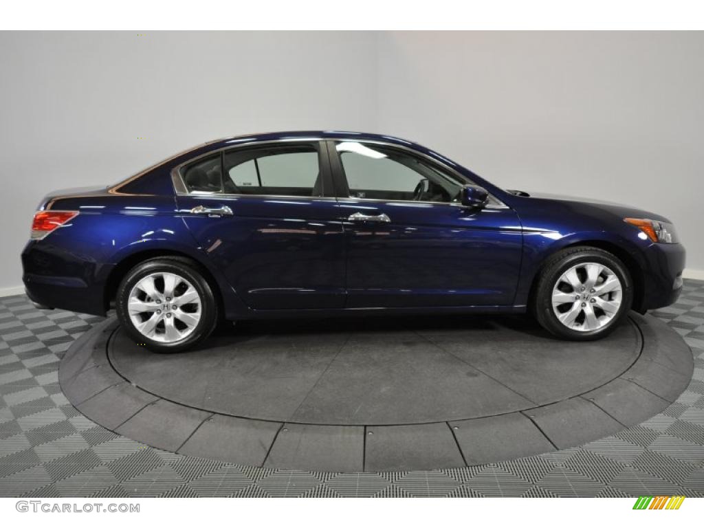 2008 Accord EX V6 Sedan - Royal Blue Pearl / Gray photo #6