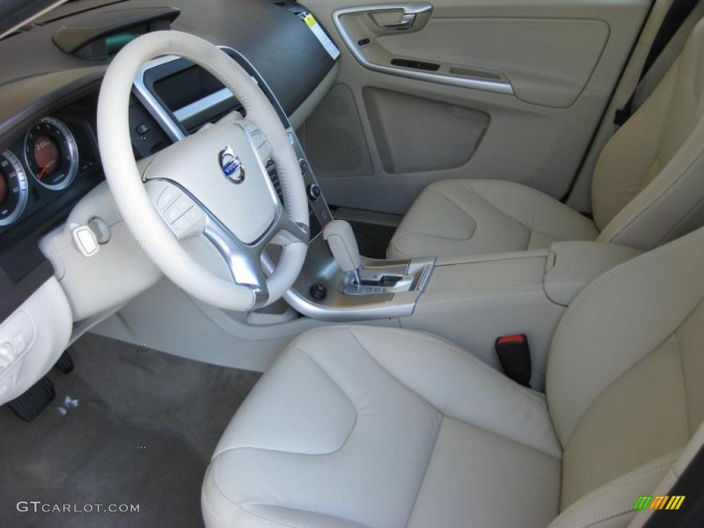 Sandstone Beige Interior 2011 Volvo XC60 T6 AWD Photo #41502374