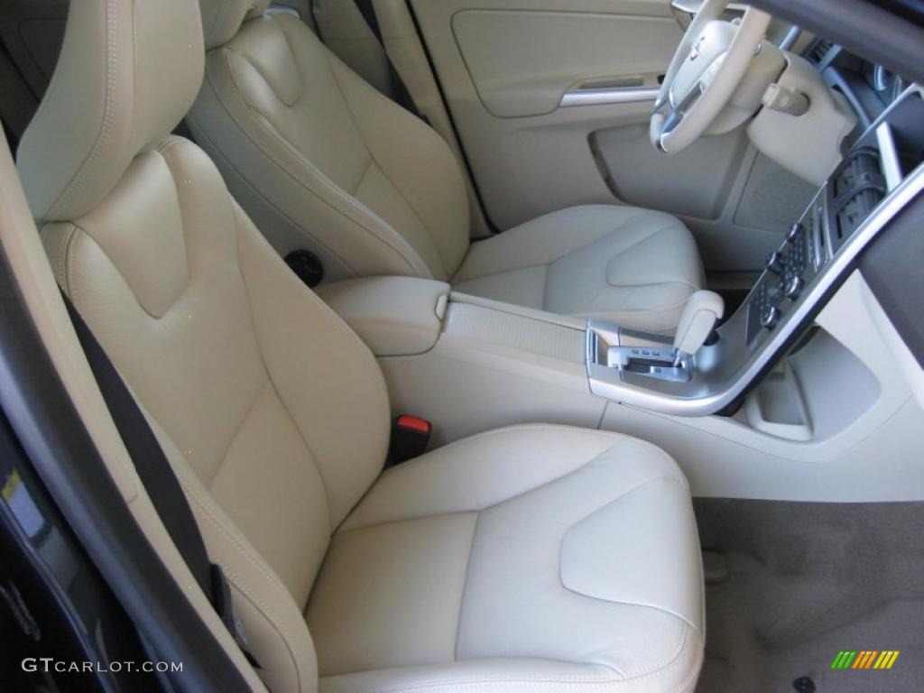 Sandstone Beige Interior 2011 Volvo XC60 T6 AWD Photo #41502451