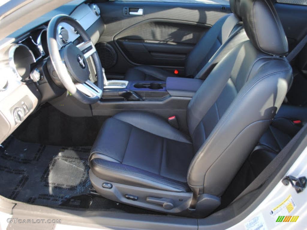 2007 Mustang V6 Premium Coupe - Satin Silver Metallic / Dark Charcoal photo #10