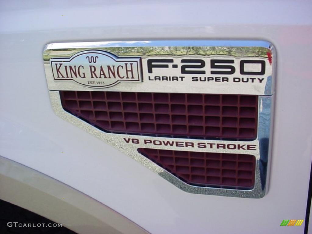 2008 Ford F250 Super Duty King Ranch Crew Cab 4x4 Marks and Logos Photo #41506783