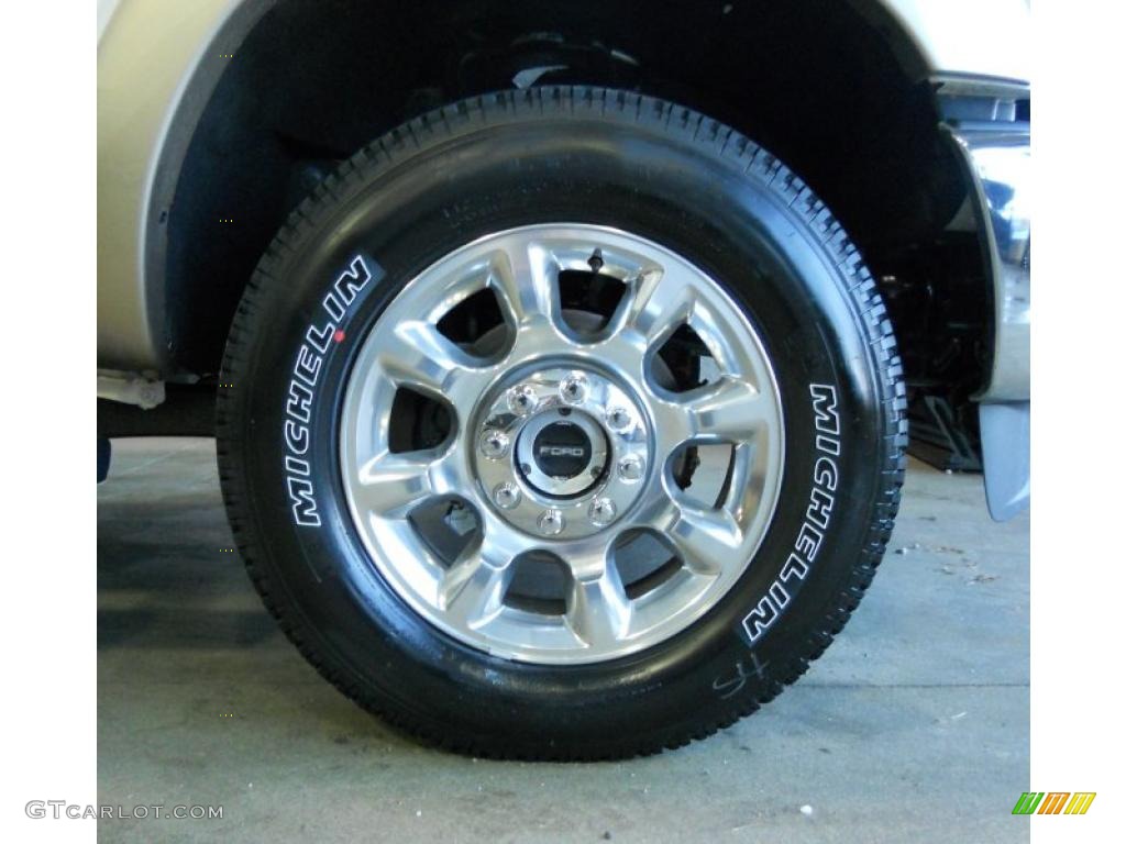 2011 Ford F250 Super Duty Lariat Crew Cab 4x4 Wheel Photo #41510125