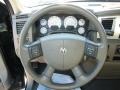 Medium Slate Gray 2007 Dodge Ram 1500 SLT Regular Cab Steering Wheel