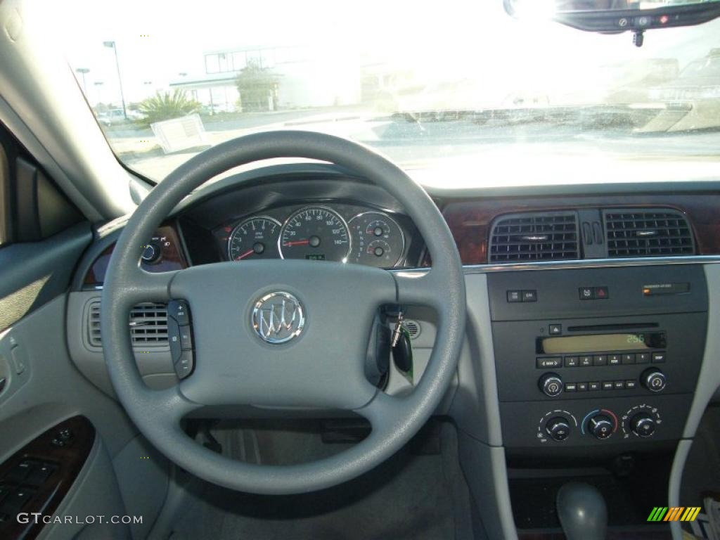 2007 Buick LaCrosse CX Gray Steering Wheel Photo #41511689