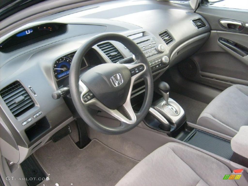 Gray Interior 2010 Honda Civic Ex Sedan Photo 41513393