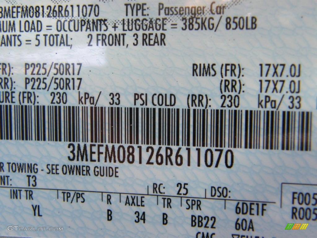 2006 Milan Color Code T3 for Satellite Silver Metallic Photo #41513401