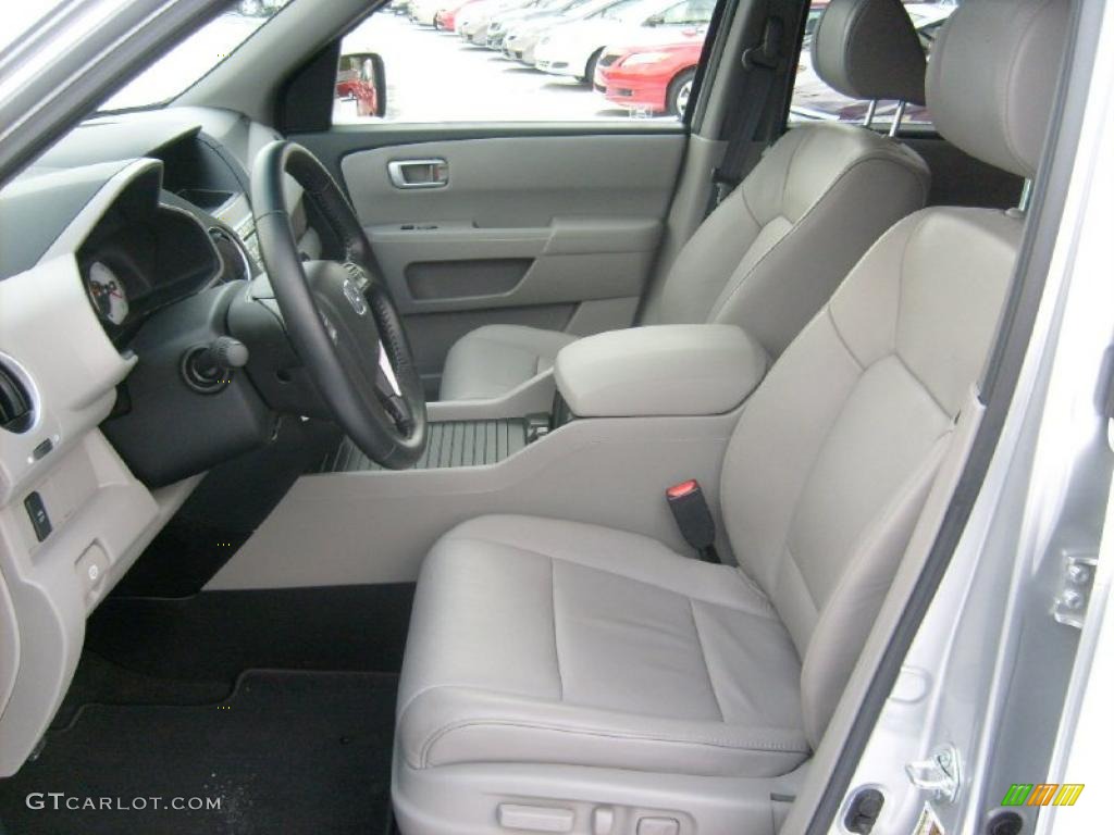Gray Interior 2010 Honda Pilot EX-L 4WD Photo #41513893