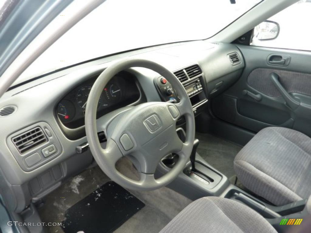 Gray Interior 2000 Honda Civic VP Sedan Photo #41514817