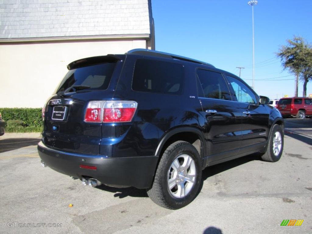 2008 Acadia SLT - Carbon Black Metallic / Light Titanium photo #6