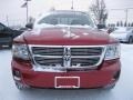 2008 Inferno Red Crystal Pearl Dodge Dakota Laramie Crew Cab 4x4  photo #10