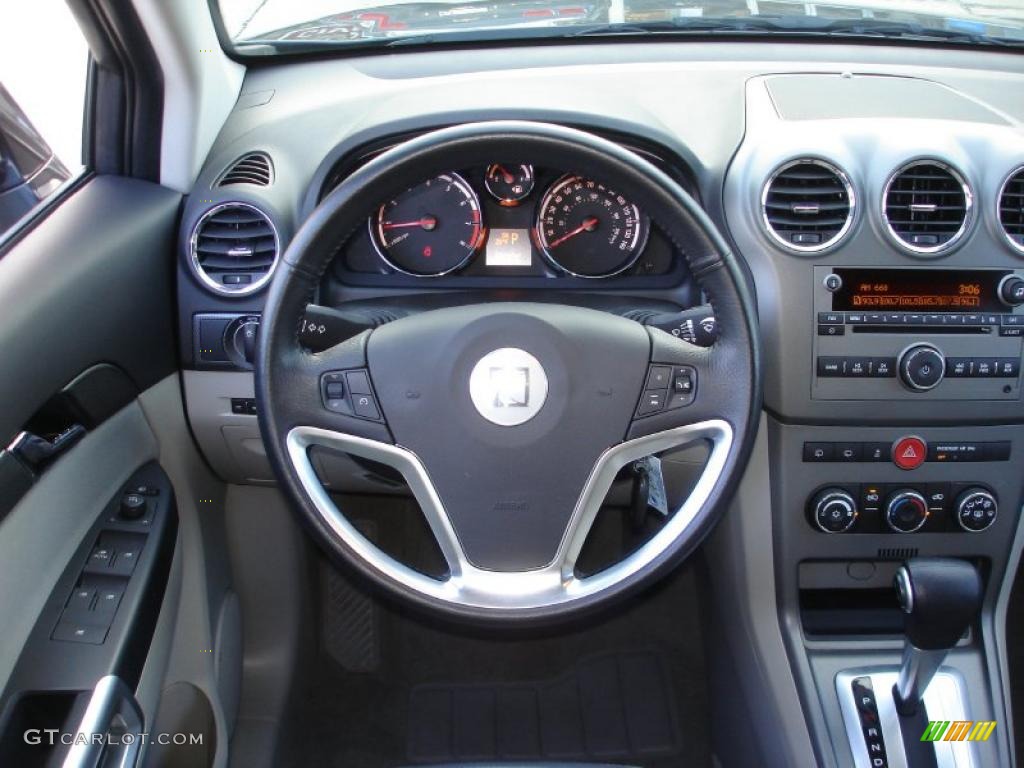 2010 Saturn VUE XE Gray Steering Wheel Photo #41516165