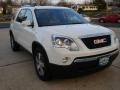 2010 Summit White GMC Acadia SLT AWD  photo #3