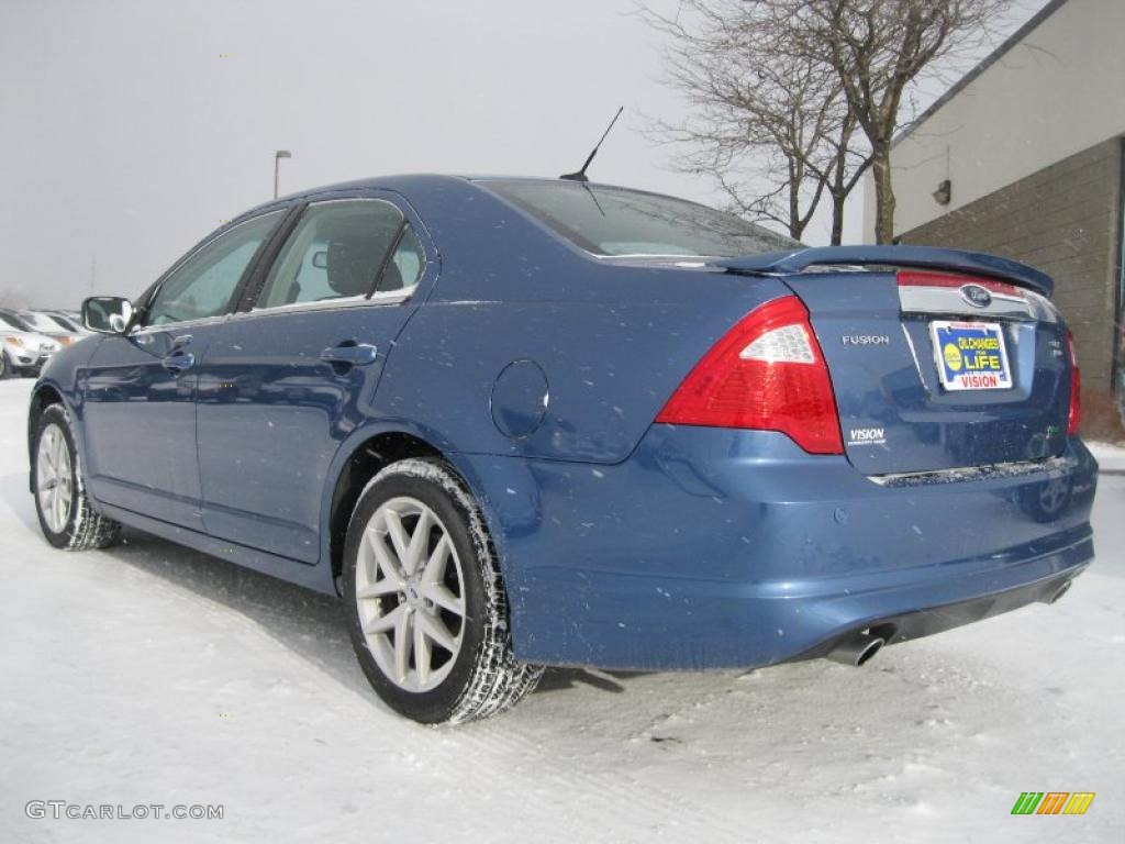 2010 Fusion SEL V6 AWD - Sport Blue Metallic / Charcoal Black photo #15