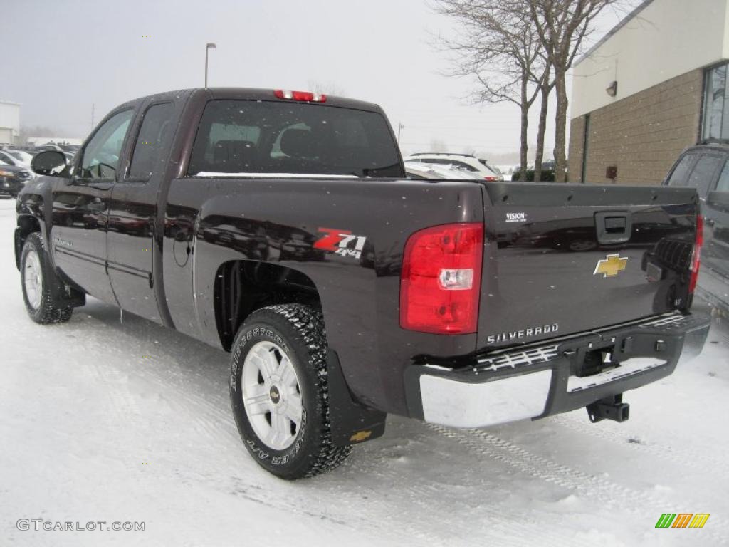 2009 Silverado 1500 LT Extended Cab 4x4 - Dark Cherry Red Metallic / Ebony photo #16