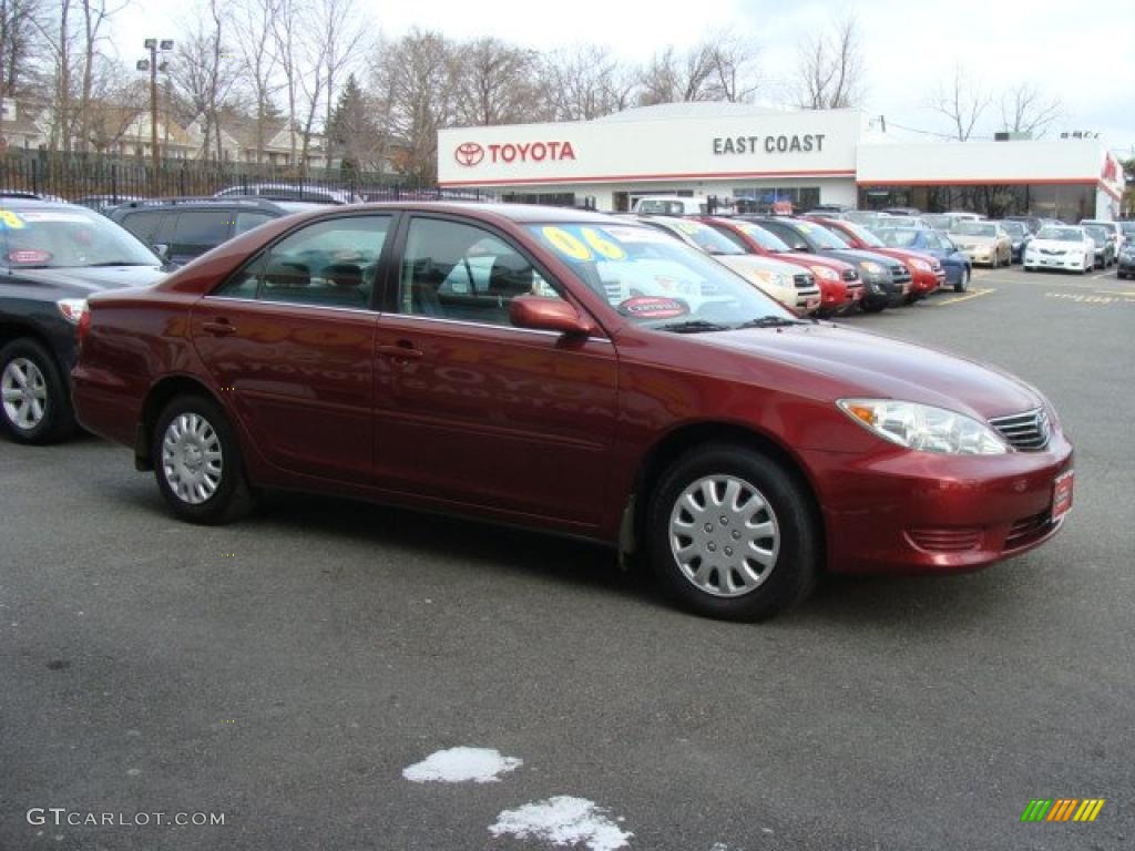 2006 Camry LE - Salsa Red Pearl / Stone Gray photo #1