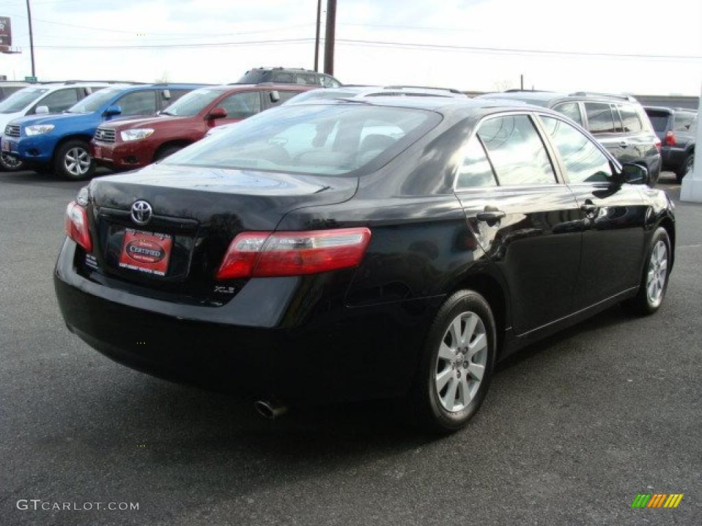 2008 Camry XLE - Black / Bisque photo #4