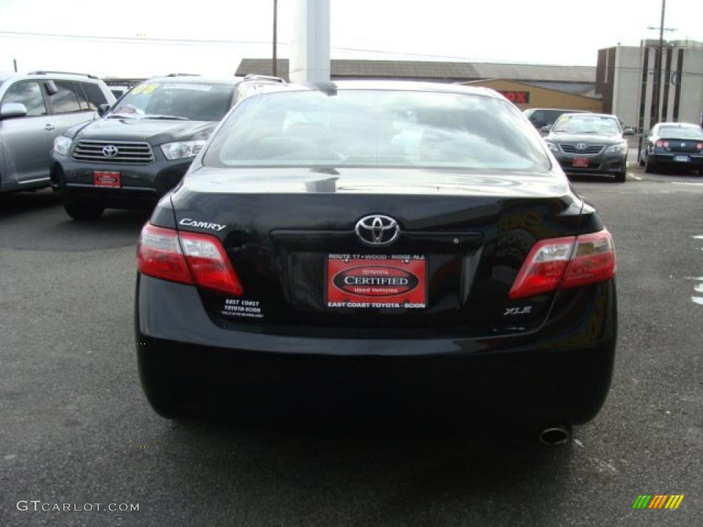 2008 Camry XLE - Black / Bisque photo #5