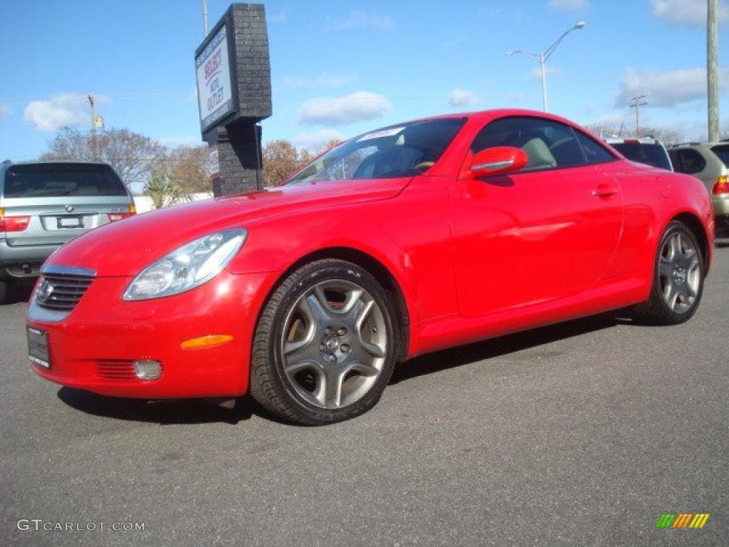 Absolutely Red 2002 Lexus SC 430 Exterior Photo #41519725