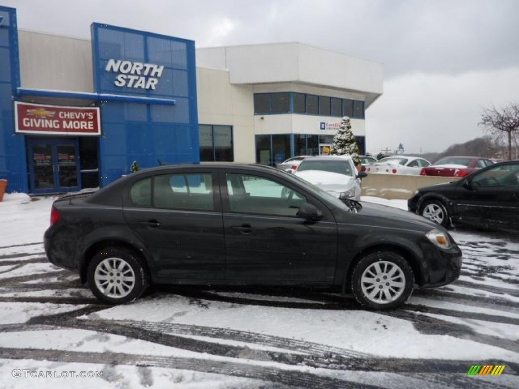 2010 Cobalt LT Sedan - Black / Ebony photo #2