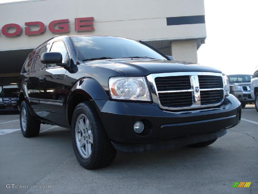 2007 Durango SLT - Brilliant Black / Dark Slate Gray/Light Slate Gray photo #1