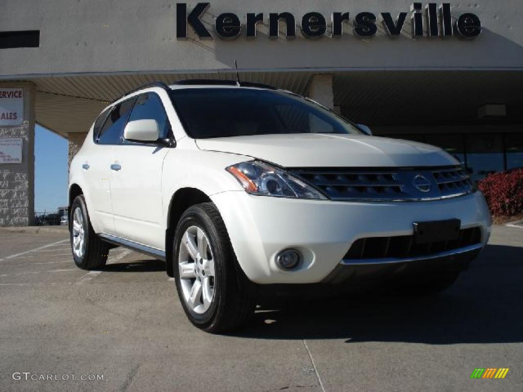 2006 Murano SL AWD - Pearl White / Cafe Latte photo #1